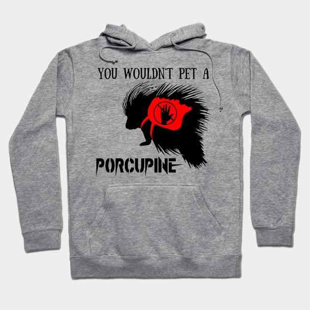 Service Porcupine Hoodie by ApolloOfTheStars